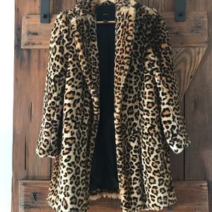 leopard coat forever 21